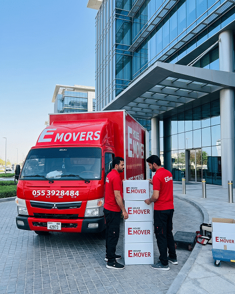 E House Mover moving truck in Abu Dhabi