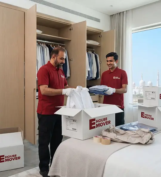 E House Mover truck on long-haul transport to Al Ruwais