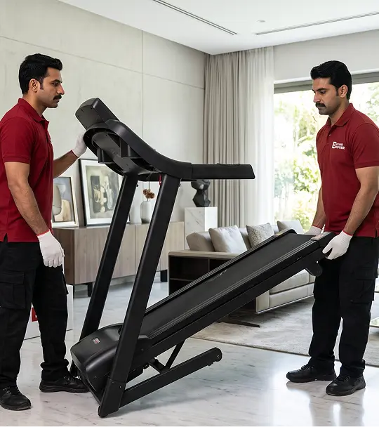 E House Mover company crew in Abu Dhabi