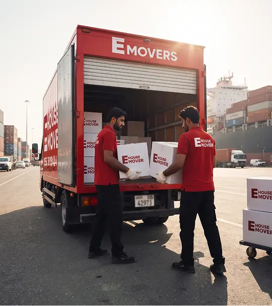 Ehouse Mover company crew in Abu Dhabi