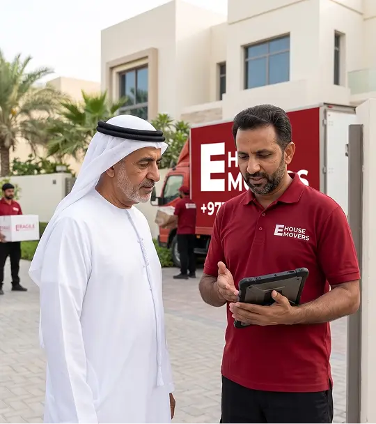 Ehouse Mover company crew in Abu Dhabi