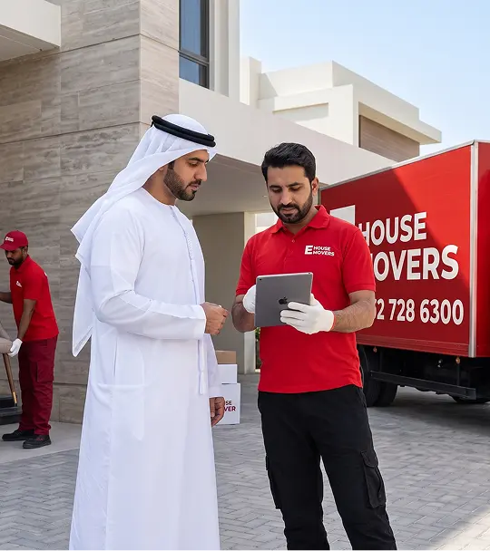Ehouse Mover company crew in Abu Dhabi