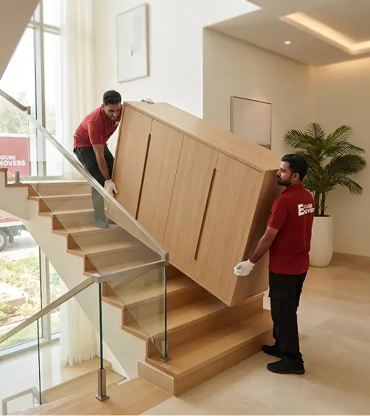 Ehouse Mover company crew in Abu Dhabi