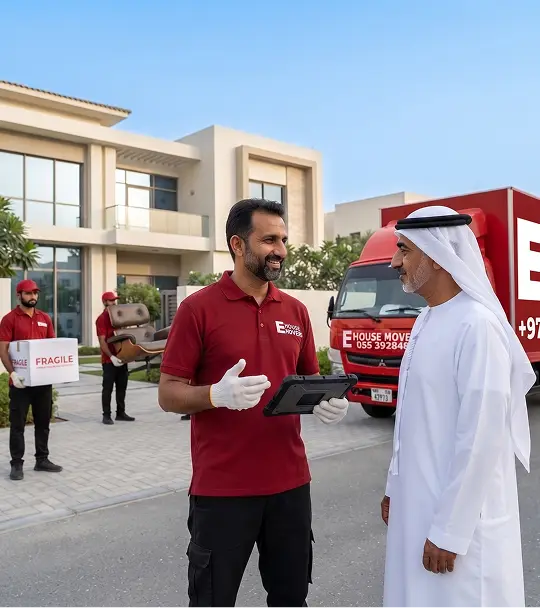 Ehouse Mover company crew in Abu Dhabi